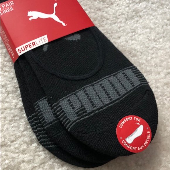 Three pack Puma no show sock liner black - Picture 2 of 2